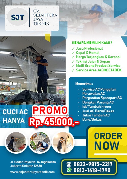 Jasa Service AC Terdekat Bangka