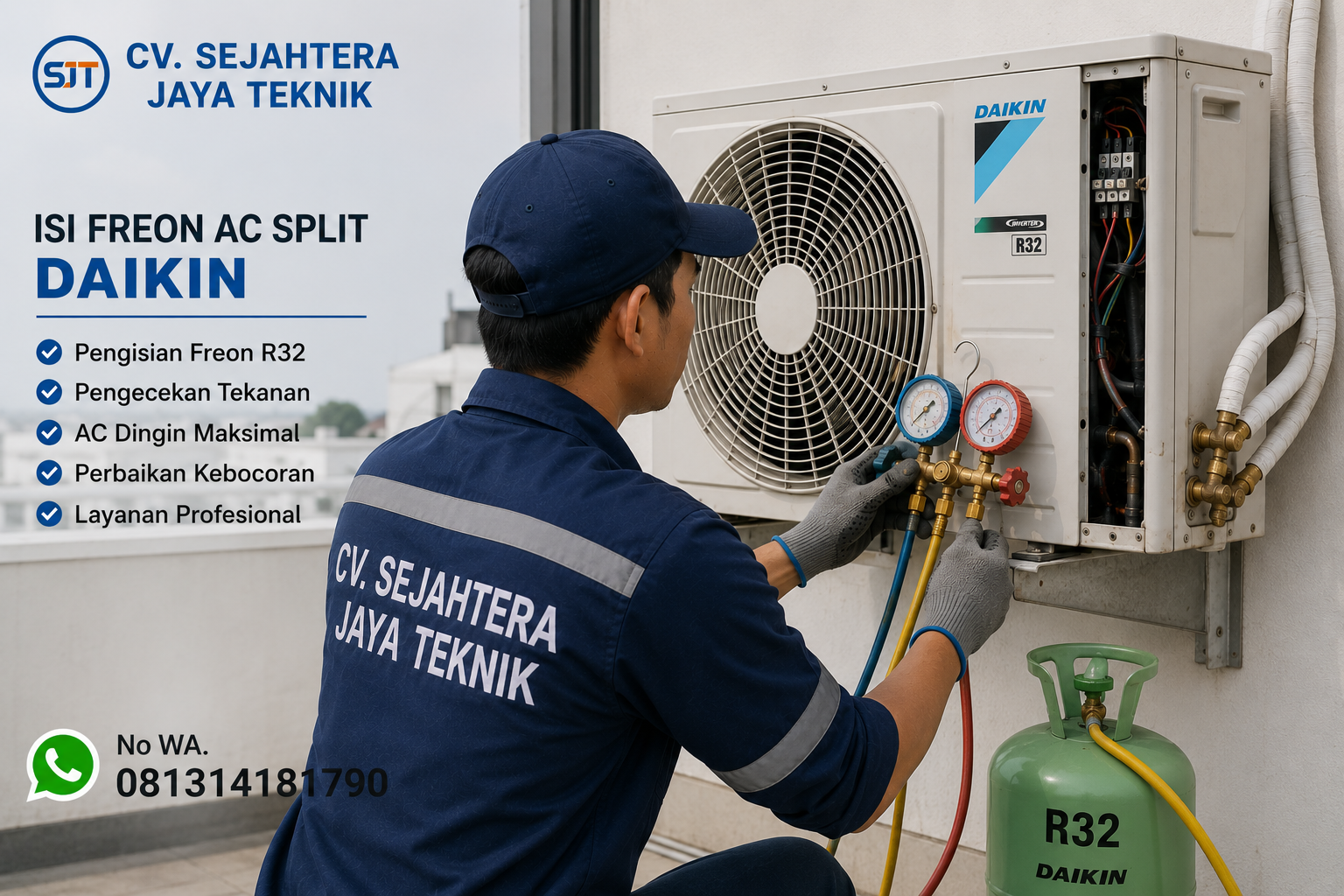 Jasa Service AC Terdekat Tangerang Profesional dan Bergaransi