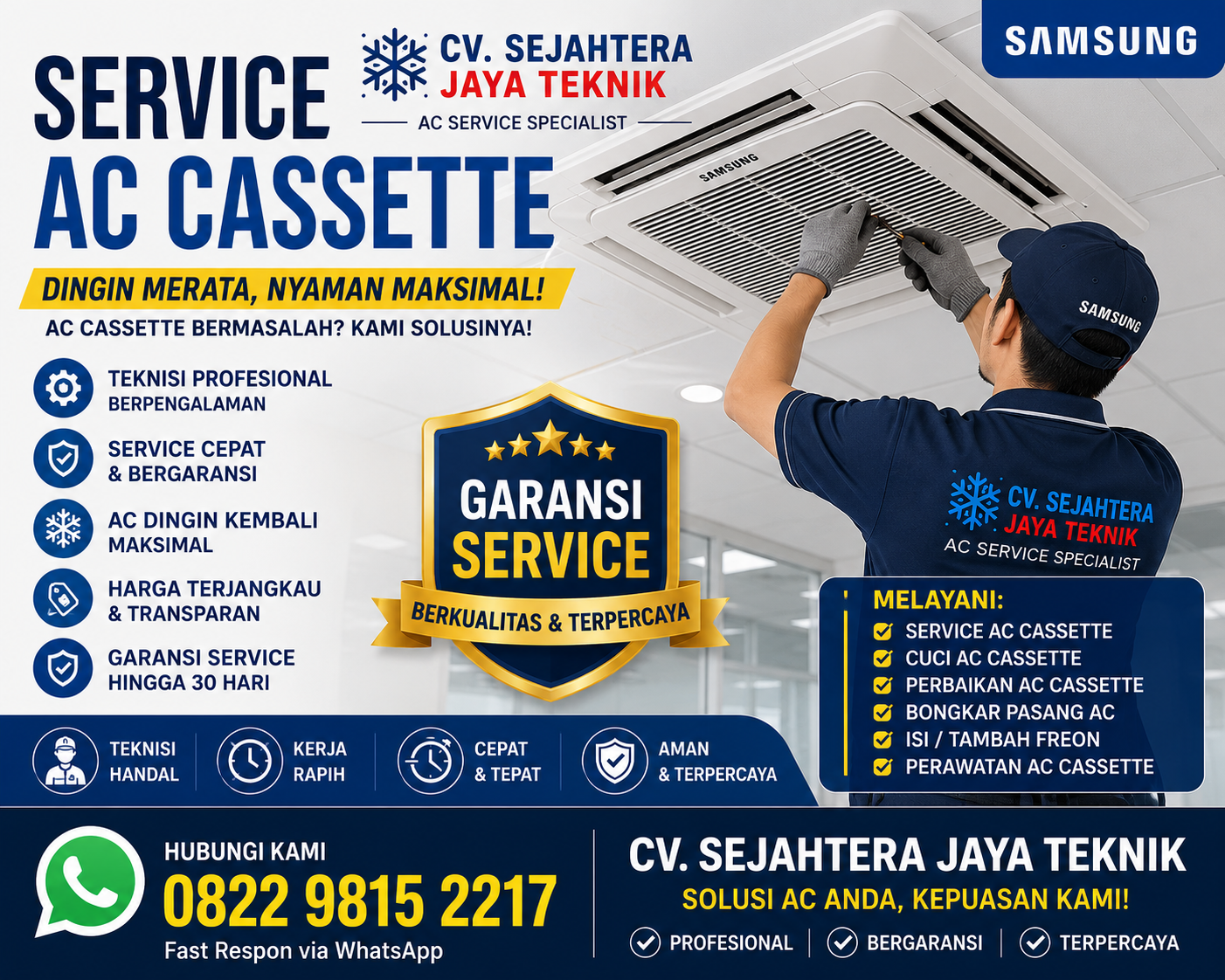 Jasa Service AC Terdekat Tangerang Profesional dan Bergaransi